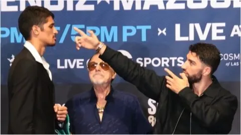 Sebastian Fundora vs. Ermal Hadribeaj: la enorme diferencia de estatura entre ambos boxeadores