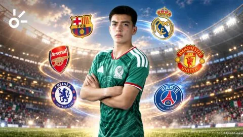 ¿Cómo encajaría Gilberto Mora en los principales clubes de Europa? 