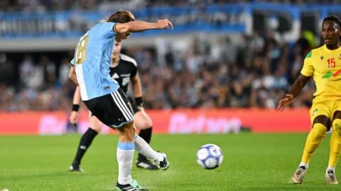 Argentina vs Benín en vivo: Nico Paz marca el segundo