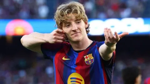 Barcelona golea al Getafe, mantiene el paso perfecto y Anthony Gordon se estrena como goleador