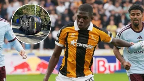 Dos jugadores del Hull City vuelcan sus autos en el mismo lugar con 20 días de diferencia; Salen sin lesiones