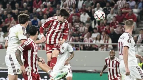 ¿Fue gol o no de la Hormiga González con el Olympiacos en Europa League?