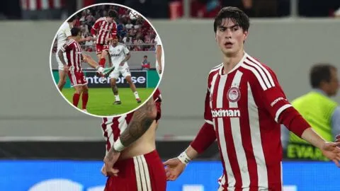 Hormiga González entra de cambio y da el triunfo al Olympiacos sobre el Sparta Praga