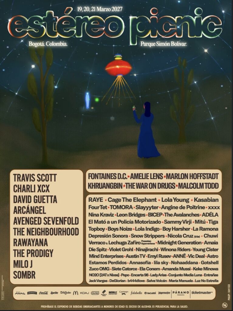 Cartel oficial del Estéreo Picnic. 