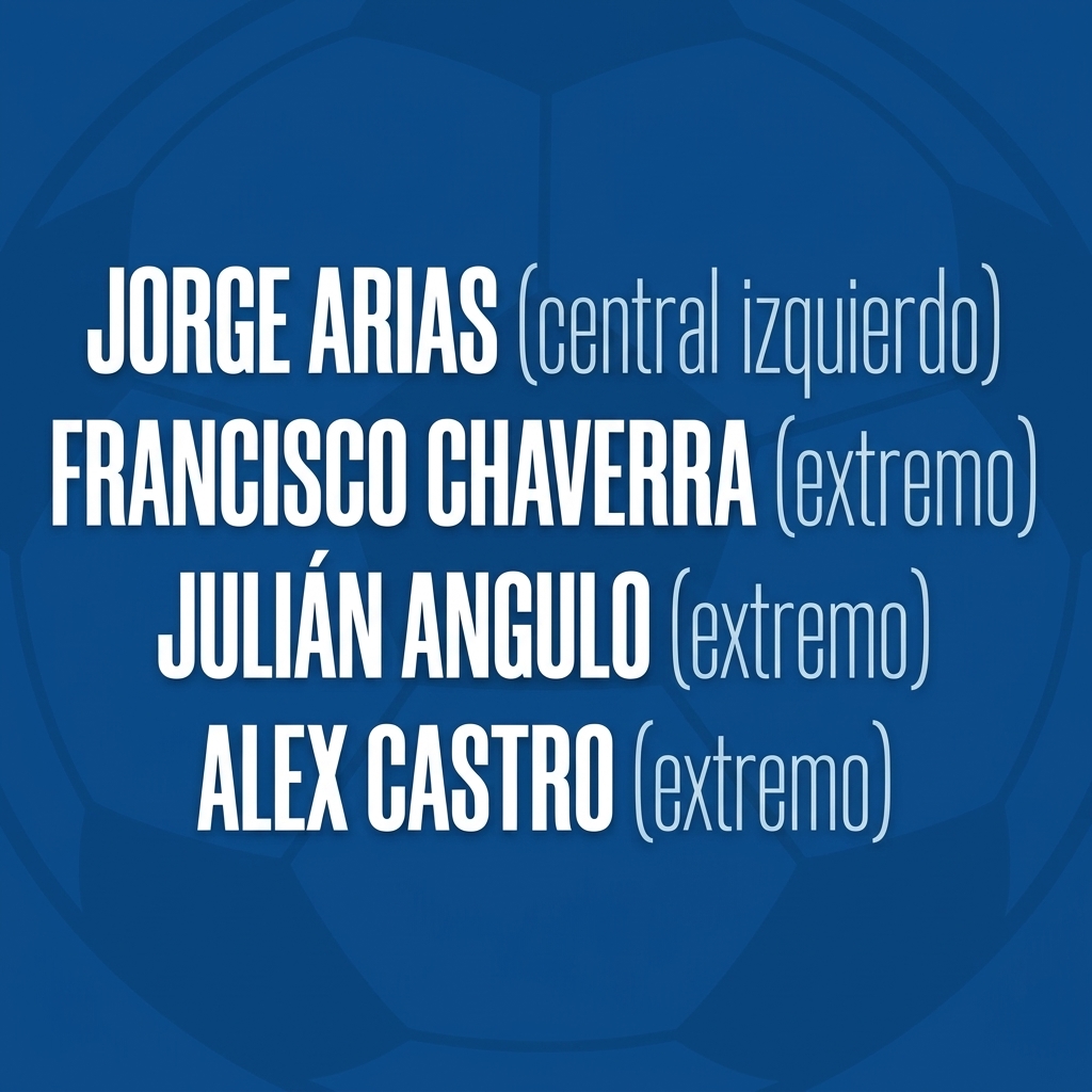 Centrales izquierdos y extremos de Millonarios 2026