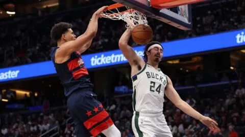 Jaime Jáquez Jr tiene un debut agridulce con Milwaukee Bucks tras anotar 22 puntos en derrota ante Washington Wizards