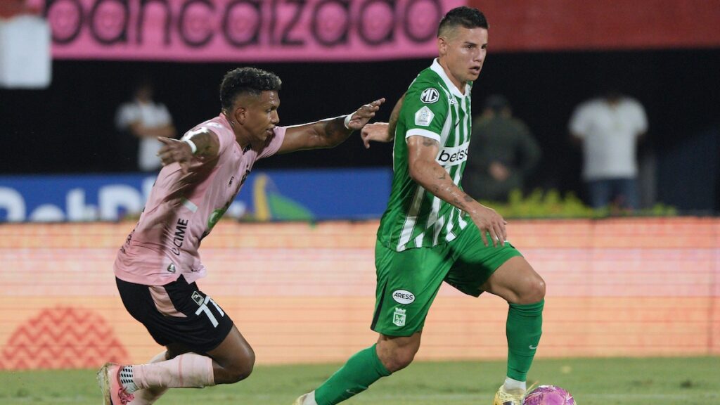 James Rodríguez ante el Cúcuta Deportivo