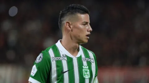 James Rodríguez, una brújula desperdiciada en la derrota de Nacional ante Cúcuta