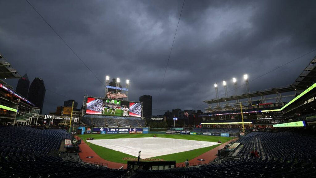 Rays vs Guardians en vivo la MLB 2026: Se retrasa el inicio del juego debido a fuerte lluvia