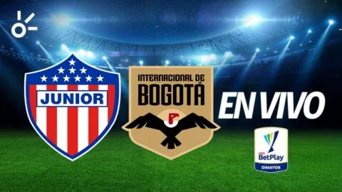 Junior vs Internacional de Bogotá en vivo la Liga Betplay 2026 II: goles al momento, resultado y minuto a minuto de la fecha 14