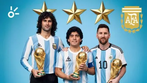 Kempes, Maradona y Messi: los tres nombres que cuentan la historia de la Argentina campeona del mundo