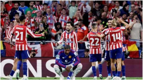 El Atlético convierte el Metropolitano en una pesadilla para el Manchester United en la Champions League