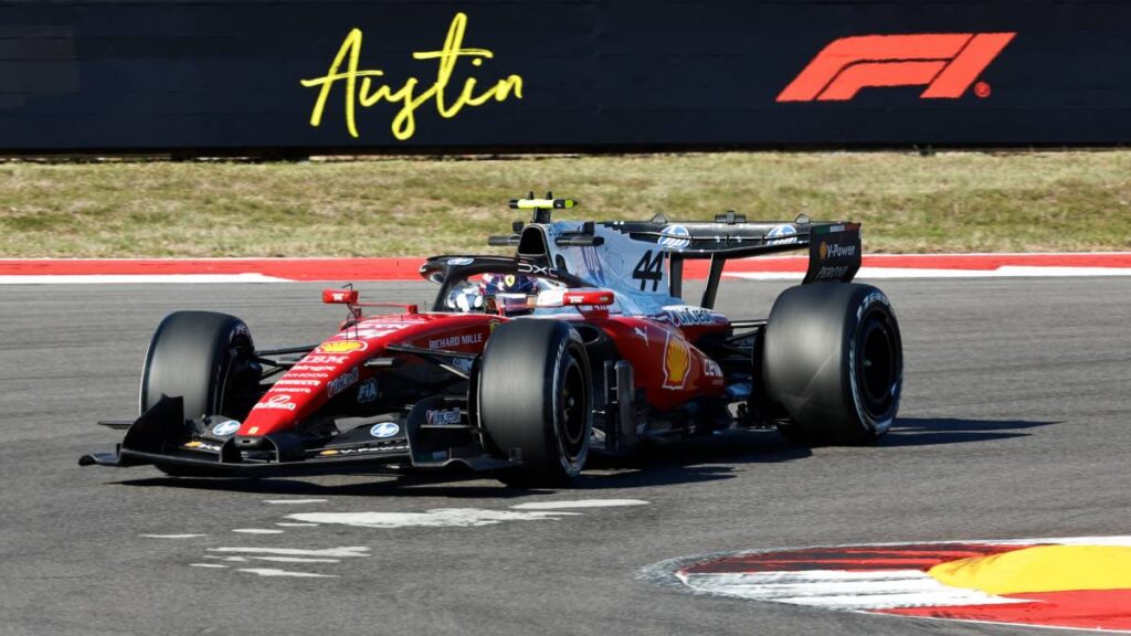 Hamilton pudo mantenerse dentro del Circuito de las Américas en la última sesión de entrenamiento previa a la qualy de este sábado