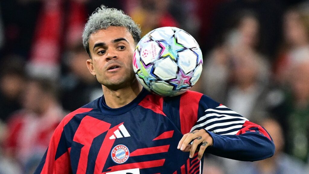 Luis Díaz con el Bayern Munich.