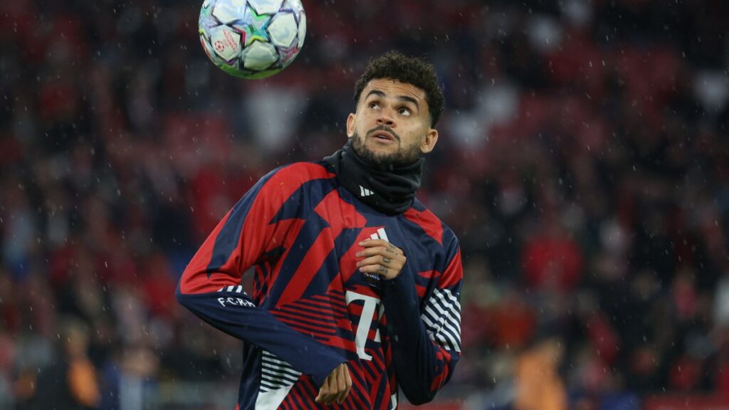 Luis Díaz se lesiona con el Bayern Munich.