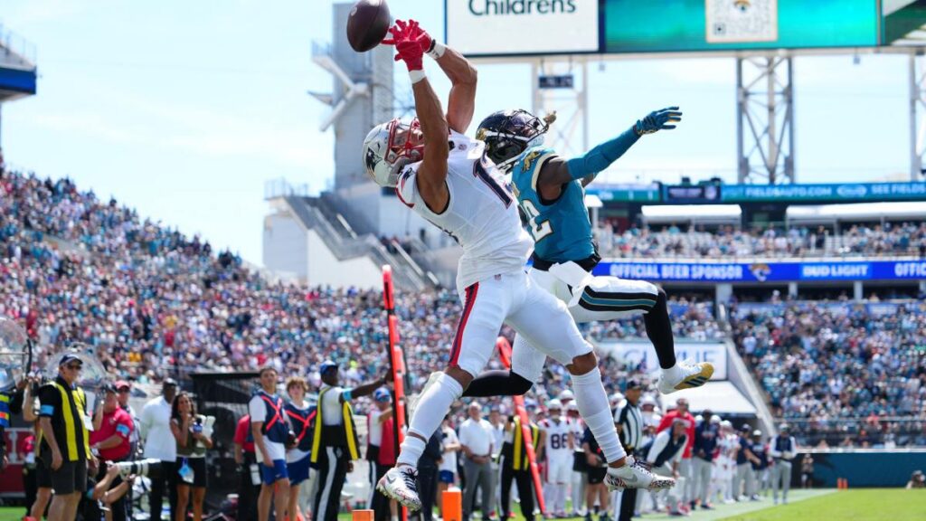 Mack Hollins durante el partido entre Bills y Jaguars NFL 2026