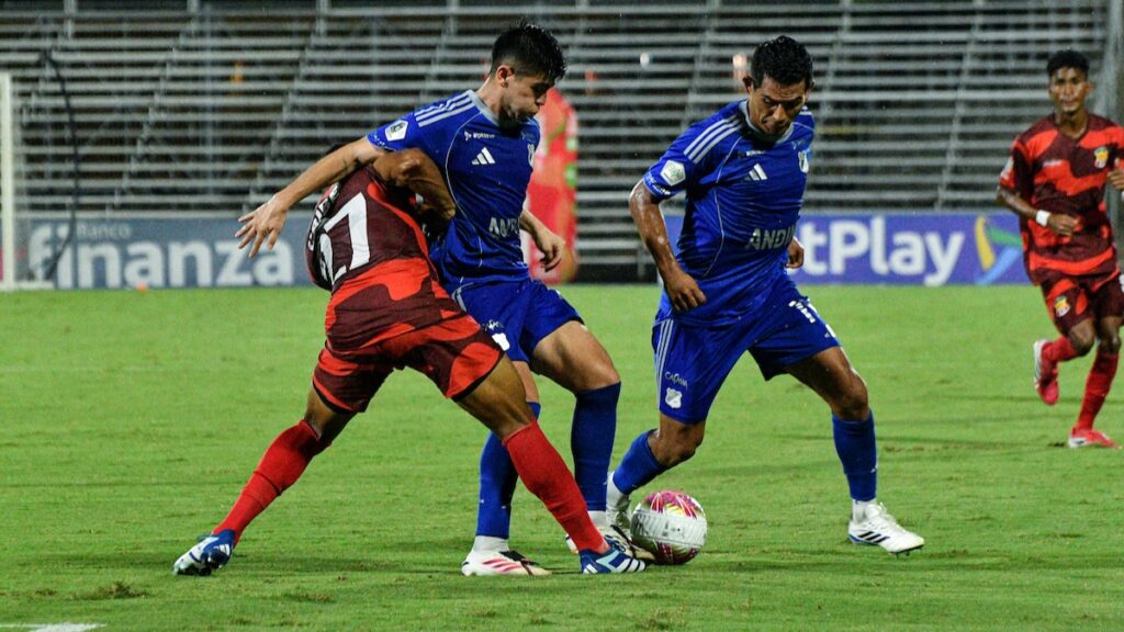 Mackalister Silva y Daniel Ruiz vs Barranquilla FC