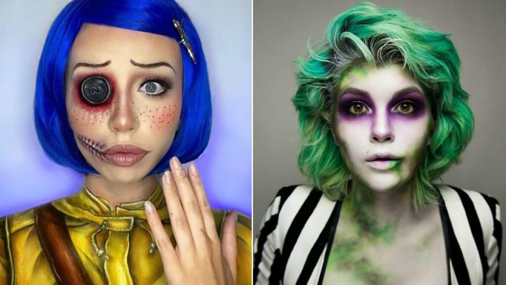 ¿Qué maquillaje es el más aterrador para la Noche de Brujas, y cómo hacerlo en pocos pasos?