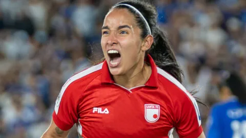 Mariana Zamorano se roba el show en la Copa Libertadores y se mete en la historia de Santa Fe