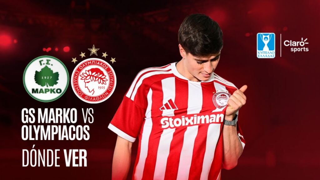 Hormiga González y el Olympiacos juegan la Copa de Grecia ante el Marko
