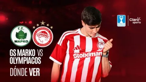 Hormiga González en vivo: horario y donde ver el Marko vs Olympiacos de la jornada 4 de la Copa de Grecia 2026
