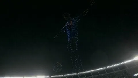 ¿Messi, derecho? El garrafal error de los drones en la despedida de Leo