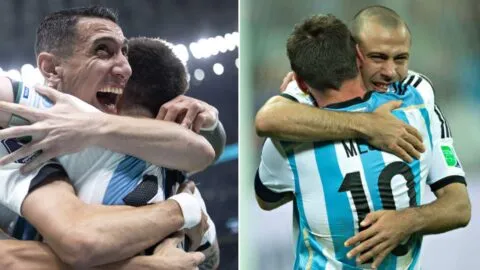 El XI con el que más jugó Messi en Argentina: Di María, Mascherano y otros históricos