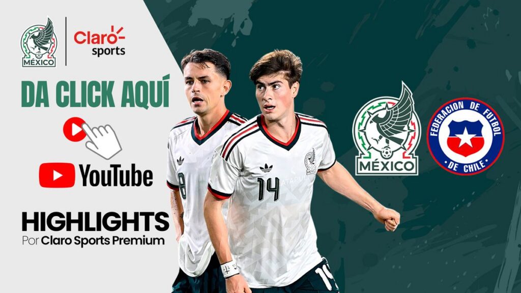 México cae 0-2 ante Chile en el último partido amistoso de la Fecha FIFA con Rafael Márquez