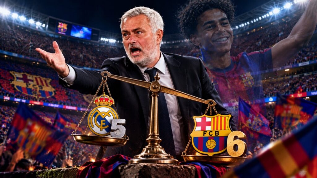 Mourinho, con historial negativo contra el Barcelona