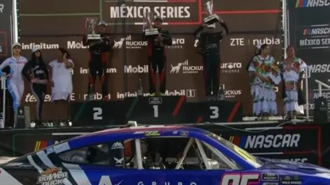 Mateo Girón se impone en Yucatán y Javier Razo pone al rojo vivo la definición de NASCAR México Series 2026