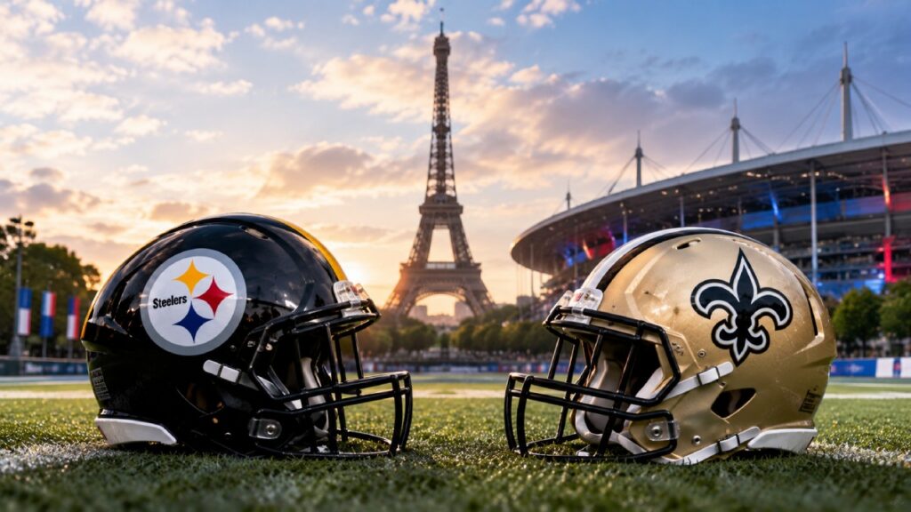 Pittsburgh Steelers y New Orleans Saints jugarán el primer partido de temporada regular de la NFL en Francia.