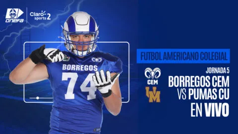 Borregos CEM vs Pumas CU, en vivo transmisión de la Semana 5 de la ONEFA 2026, hoy 3 de octubre