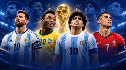 ¿Quién es el mejor futbolista de la historia: Messi, Cristiano Ronaldo, Pelé o Maradona?