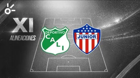 Posibles alineaciones del Deportivo Cali vs Junior por Liga BetPlay Dimayor 2026-II