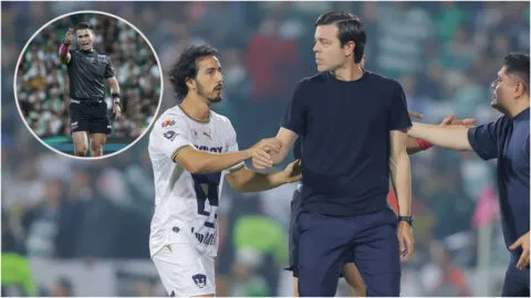 ¡Pumas, furioso! Solari cuestiona el penal y la expulsión ante Santos: “Lo de hoy fue escandaloso”