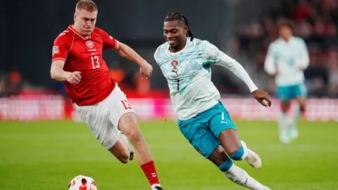 Rafael Leao revela su sentir al heredar el 7 de Cristiano con Portugal: "Tiene un significado especial, Ronaldo es mi ídolo"