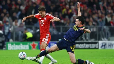 Bayern Munich no supo aguantar la remontada y Arsenal rescata un punto en su partido de Champions League