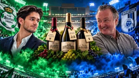 Un brindis por la rivalidad: Presidentes de Santos y Querétaro apuestan tres botellas de vino para la jornada 12