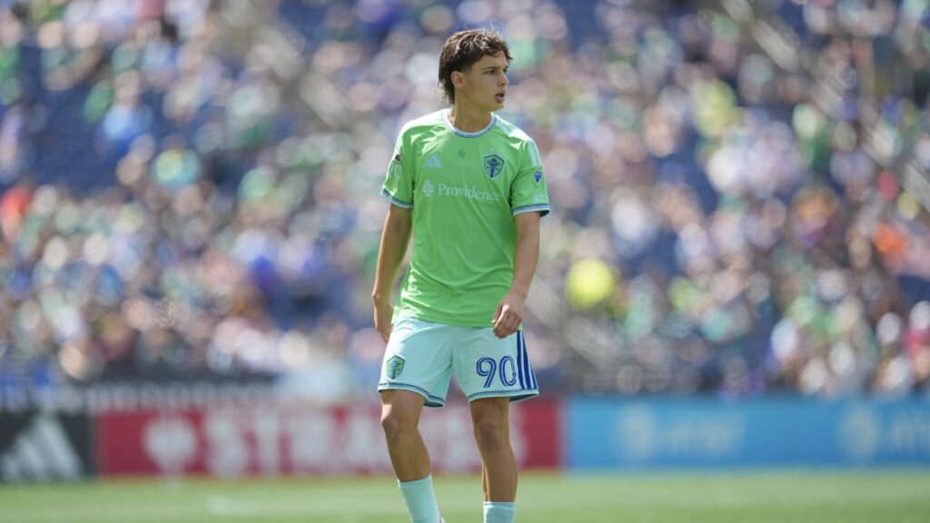 Sebastián Gómez delantero del Seattle Sounders