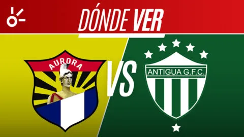 Aurora vs Antigua GFC en vivo: dónde mirar la Liga de Guatemala 2026