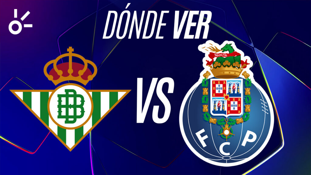 Champions League en vivo, Real Betis vs Porto jornada 2 fase de liga