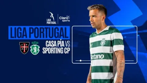 Casa Pía vs Sporting CP en vivo la Liga de Portugal 2026: transmisión, goles y resultados de la jornada 10