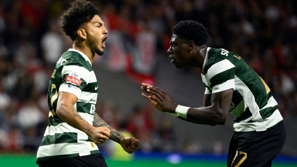 Sporting vence 3-1 al Braga en la Liga de Portugal