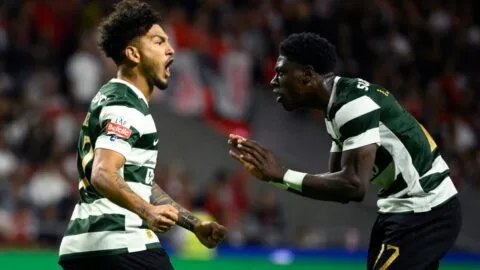 Sporting remonta al Braga en un partido marcado por dos autogoles y escala al segundo lugar de la Liga de Portugal