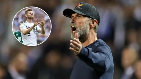 Timo Werner: "Tener a Klopp como entrenador en Alemania no es algo malo"