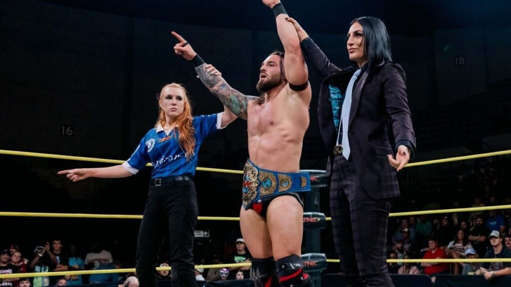 ¡Mustafa Ali no pudo recuperar el título! Jason Hotch se impone y sigue reinando en TNA