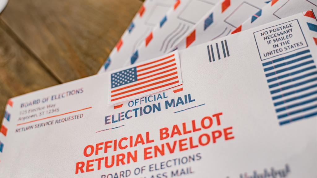 Enviar el voto por correo el día de la elección no garantiza que sea contabilizado