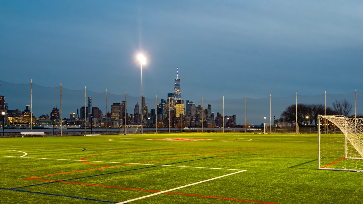 Las canchas estarán preparadas para partidos informales de fútbol 7 contra 7 jugadores.