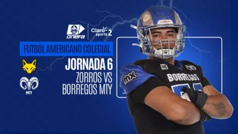 Zorros CETYS vs Borregos Monterrey, en vivo: transmisión de la Semana 6 de la ONEFA 2026, hoy 9 de octubre