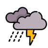 Iconos Lluvias Intensas
